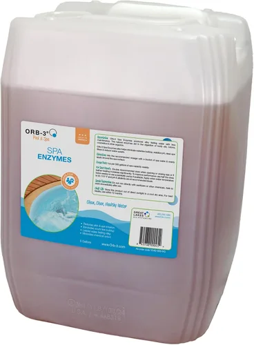 Miniatura 8 de Orb-3 botella de enzimas para spa, Amarillo translúcido