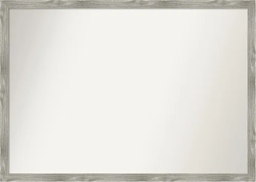 Miniatura 228 de Amanti Art Espejo personalizado, espejo de baño gris plomo a rayas, espejo de pared o espejo de tocador de baño sobre el fregadero