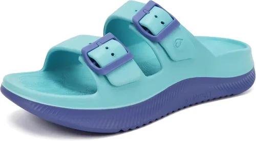 Miniatura 13 de ONCAI Womens Recovery Sandals with Arch Support Plantar Fasciitis Orthotic Adjustable Buckle Open Toe Thick Cushion Outdoor Girls Sport Slides