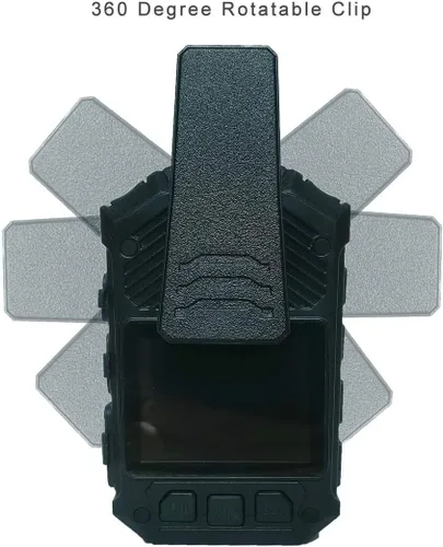 Miniatura 4 de MIUFLY Cámara corporal FHD 1296P para uso en interiores y exteriores con pantalla de 2 pulgadas, GPS, visión nocturna (64 GB)