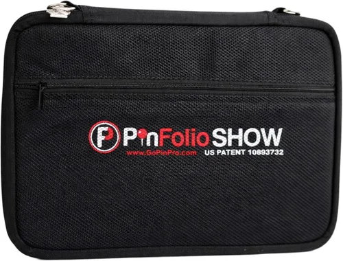 PinFolio Bolsa de exhibición de alfileres, libro de pines ligero diseñado para almacenamiento y fácil comercio hasta 150 pines esmaltados de 1