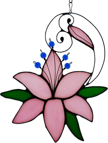 Miniatura 14 de Regalo de flores de lirio para mujeres, regalos de amor para el día de la madre, aniversario, regalo de cumpleaños floral para ella, vidrieras
