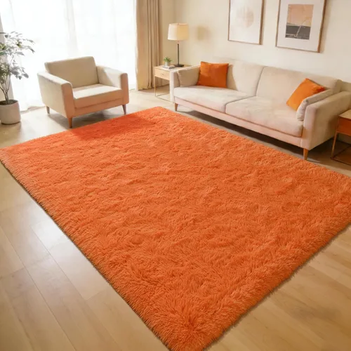 Miniatura 49 de Alfombra Corredor Suave de Pelo Largo para Dormitorio, 2 x 6 pies, alfombras esponjosas con parte inferior antideslizante para pasillo, junto a
