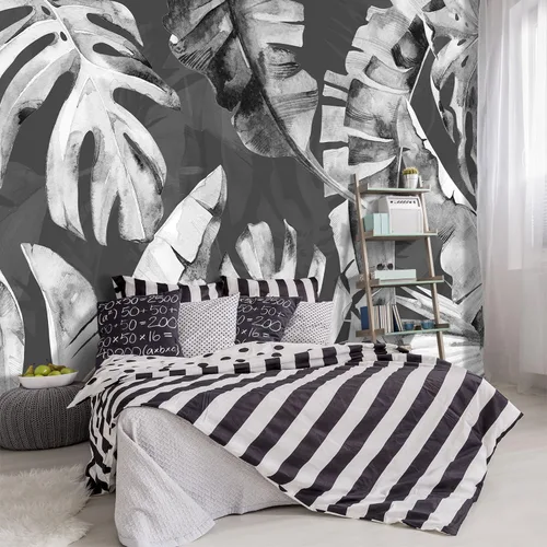 Miniatura 17 de Papel tapiz de tela con paisaje de cascada de lago verde, sala de estar, bosque, montaña, dormitorio, baño, mural de pared - 91 x 65 pulgadas