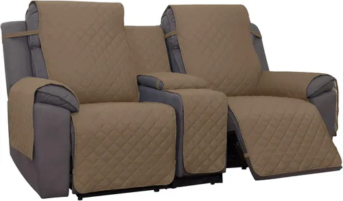 Miniatura 15 de PureFit Funda de Sofá de Dos Plazas Reclinable Reversible Resistente al Agua - Protector de Muebles Antideslizante para Reclinable de 2 Asientos