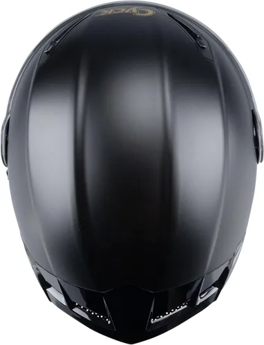 Miniatura 8 de Casco integral para hombres y mujeres adultos con protector solar ahumado B negro mate