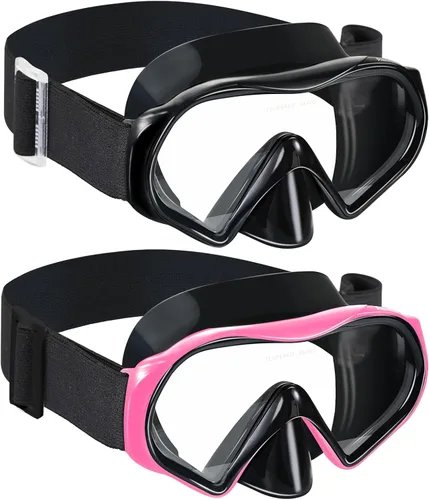 Miniatura 13 de Aegend Máscara de buceo para adultos y jóvenes, antivaho anti-UV, amplia visión, máscara de esnórquel para buceo, natación, esnórquel
