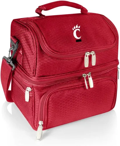 Miniatura 62 de PICNIC TIME NCAA Nebraska Cornhuskers Pranzo - Lonchera aislada con juego de pícnic, bolsa enfriadora para el almuerzo Negro