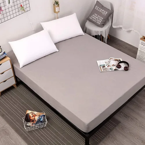 Miniatura 14 de Protector de colchón impermeable de microfibra cepillada 100% tamaño individual, funda de colchón ajustable con banda elástica, funda de colchón