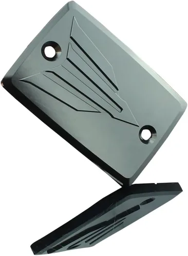 Miniatura 5 de Tapa de aceite para depósito de líquido de frenos delanteros CNC, compatible con MT-09 MT-07 2014-2015, FZ1 FZ1S 2006-2014, FZ6 2006-2010, FZ8 Negro