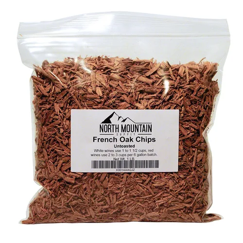 North Mountain Supply Chips de roble francés (sin tostar, 1 libra)