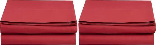Miniatura 51 de Elegant Comfort Sábana plana premium de 1 pieza de calidad hotelera, lujosa y más suave, 1500 hilos, ropa de cama sábana plana de calidad egipcia