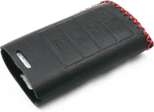 Miniatura 4 de Funda de cuero inteligente con 5 botones para Cadillac Escalade DTS STS SRX XTS ATS CTS (negro)