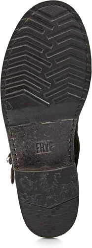 Miniatura 5 de Frye Veronica Botines para mujer hechos de cuero cepillado de grano completo con herrajes de metal antiguo e impermeables, construcción de ribete