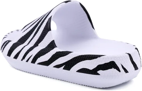 Miniatura 3 de FJPTREN Zapatos de nube para niños y niñas, sandalias acolchadas antideslizantes, zapatos de ducha ligeros, plataforma para niños, suela gruesa