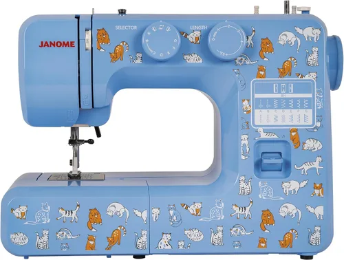 Miniatura 17 de Janome Blue Couture - Máquina de coser fácil de usar con estructura metálica interior, diagrama de bobina, videos tutoriales, ¡hecha pensando