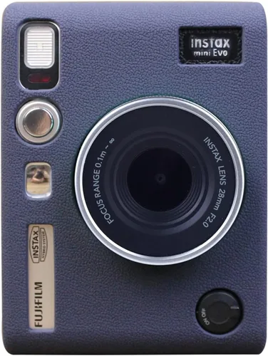 Miniatura 9 de Rieibi Mini EVO Case - Funda protectora de silicona para cámara instantánea Fuji Mini EVO - Funda ligera de goma suave para Fujifilm evo - Negro