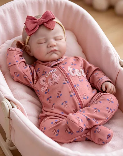 Miniatura 9 de Aori Muñecas Reborn de bebé realistas de 20 pulgadas, muñeca recién nacida de niña durmiendo ultra realista con cuerpo ponderado y muñeca de vinilo