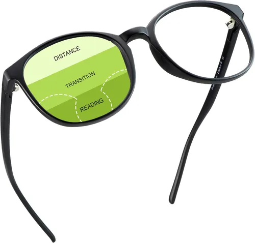 YEIN Gafas presbípicas multifocales progresivas, gafas de sol grises fotocrómicas