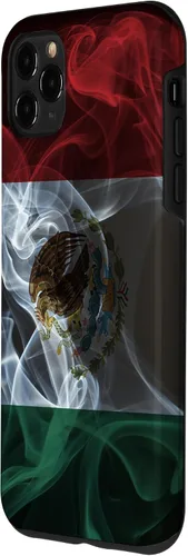 Miniatura 2 de iPhone 11 Pro Max Smoky Mexico Flag - Funda de orgullo mexicano estilo humo