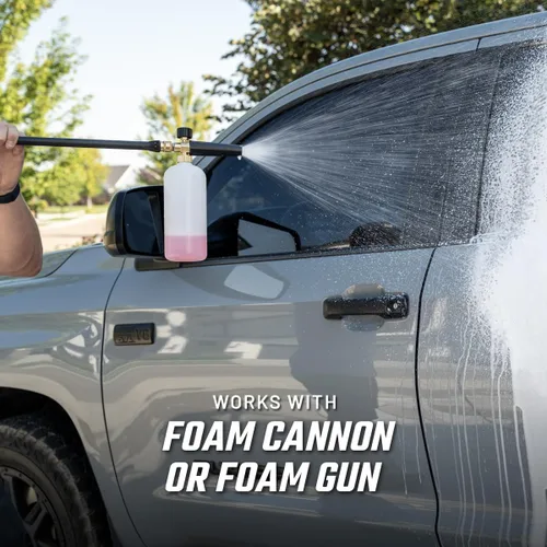 Miniatura 8 de Slick Products Jabón de auto prelavado súper concentrado sin contacto para cañón de espuma o pistola de espuma, afloja el barro, la suciedad