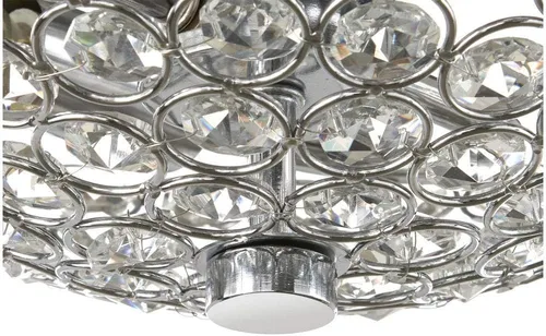 Miniatura 7 de Home Decorators Barclay - Soporte empotrado de 2 luces cromado y cristal