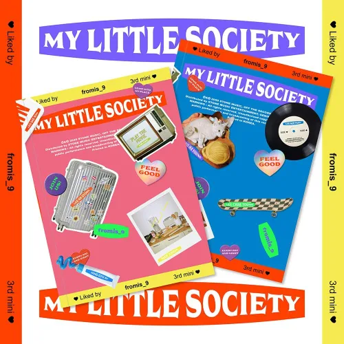 stone music fromis_9 - My Little Society Album+Juego de tarjetas de fotos adicionales (Mi cuenta ver.)