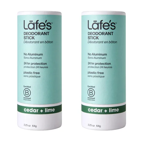 Miniatura 10 de Lafe's Desodorante natural Desodorante natural en barra sin plástico de 2.25 onzas en embalaje de papel Sin aluminio, parabenos ni bicarbonato