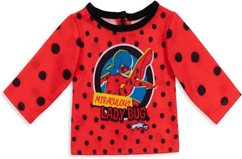 Miniatura 5 de Miraculous Ladybug - Pijama de 4 piezas para niñas pequeñas, camisa y pantalones a juego