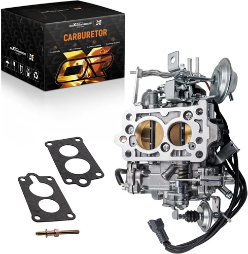 Miniatura 10 de maXpeedingrods Carburador 22R de 2 barriles TOY-505 Carb para Toyota Pickup 22R Motor 1981-1986 y 1987 (primeros seis meses) con conector de enchufe