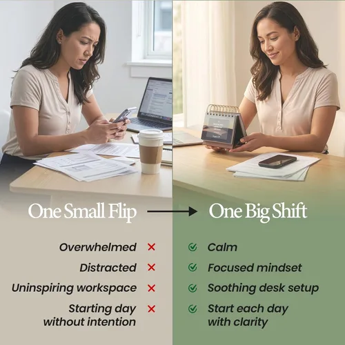 Miniatura 4 de MESMOS Calendario diario 366 Mindfulness, calendario perpetuo sin fecha, decoración de escritorio para hombres y mujeres, regalos inspiradores