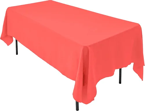 Miniatura 8 de AK TRADING CO. Mantel rectangular de poliéster de 60 x 102 pulgadas, fabricado en Estados Unidos, resistente a las arrugas, ignífugo, duradero