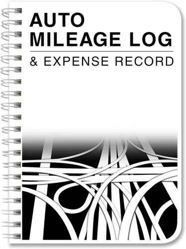 Fasmov Auto libro kilometraje Log/Automóvil gasto Acta portátil – 124 páginas – 5 x 7 pulgadas WIRE-O (LOG-126-57CW-A(millaje))