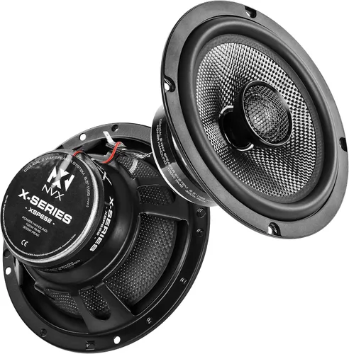 Miniatura 11 de NVX® XSP692 - Altavoces para automóvil de 6 x 9, 600 W máximo, 300 W RMS, coaxial de 2 vías con tweeters de cúpula de seda de 1 pulgada y X-overs