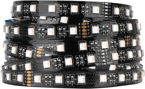 Miniatura 25 de BTF-LIGHTING Tira de luz LED IP68 impermeable para exterior RGBW 5050SMD RGB+Blanco cálido (3000K-3500K) 4 colores en 1 CC12V 16.4 pies 5m 60LED/m