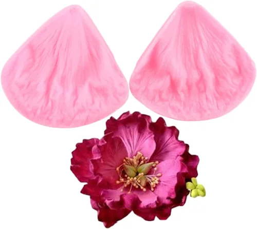 Miniatura 8 de ZiXiang Molde de silicona para veteado de flores de goma para fondant, moldes de pasta de goma, molde de flores de peonía, moldes de orquídea