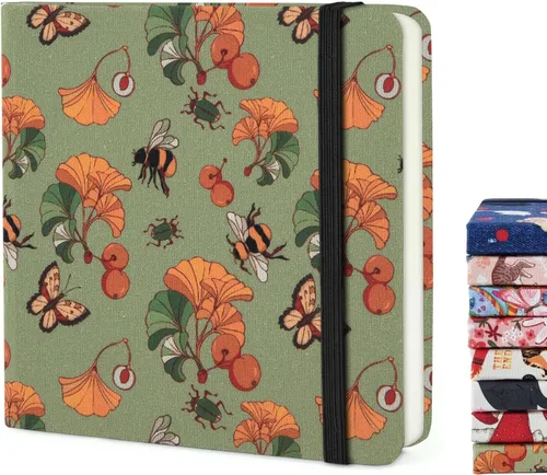 Miniatura 13 de Cuaderno de bocetos de arte mixto, 4 x 6 pulgadas, 100 hojas/200 páginas, 125 GSM, papel de dibujo beige sin ácidos, cuaderno de bocetos pequeño