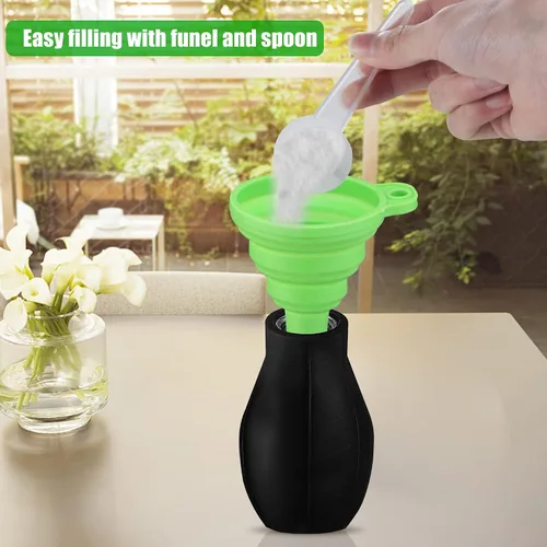 Miniatura 5 de Pulverizador de bulbos para insectos – Dispensador aplicador extensible de mano de 7 pulgadas para tierra de diatomeas y otras aplicaciones de polvo
