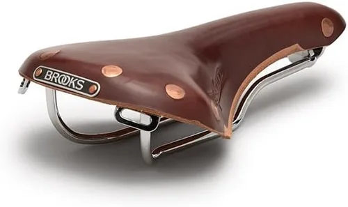 Miniatura 9 de Brooks England Swift, Racing Leather Saddle with Hand-Hammered Copper Rivets