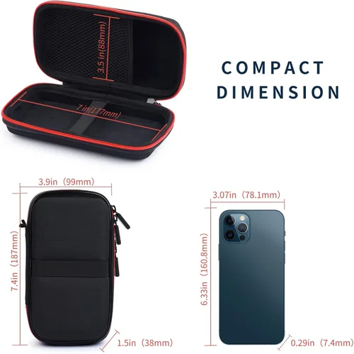 Miniatura 4 de SKYNEW Funda rígida de viaje para Ekrist/LanLuk cargador portátil Power Bank de 25800 mAh, estuche de banco de energía para Anker PowerCore