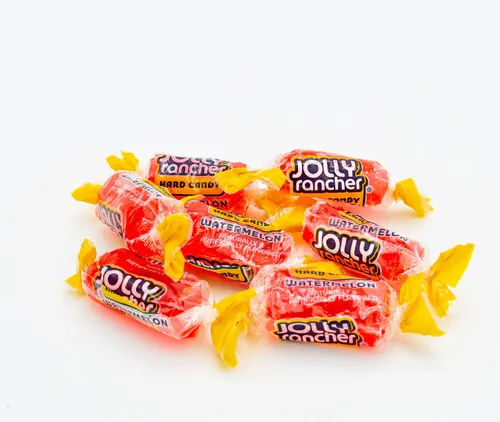 Miniatura 6 de WATERMELON - Caramelo duro sabor original, 1 libra, bolsa a granel, envueltos individualmente (74 piezas)