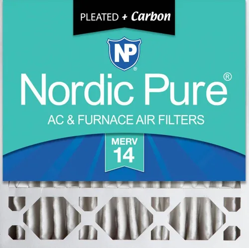 Miniatura 15 de Nordic Pure 20 x 20 x 5 (19_5/8 x 19_7/8 x 4_3/8) Honeywell/Lennox MERV 12 filtros de aire de repuesto, 2