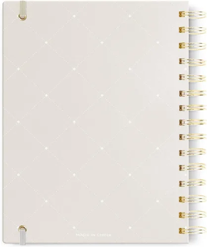 Miniatura 2 de Diario espiral de abeja de lámina dorada, 7 x 9 pulgadas, cuadrícula de puntos