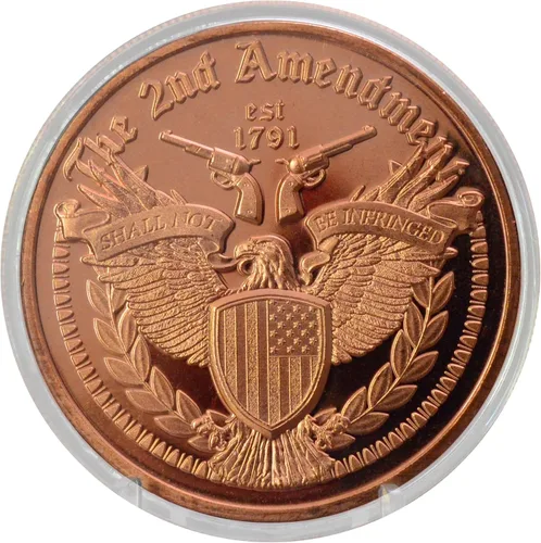 Miniatura 10 de Moneda Don't Tread On Me, Dame Libertad O Dame La Muerte Serpiente De Gadsden, 1 oz De Cobre Puro.999 Redondo Moneda Conmemorativa De Desafío En