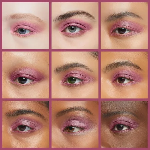 Miniatura 4 de Sombra de ojos en polvo prensado mate, pigmento profundo, brillo de lujo, sombras de ojos negras, sin talco ni parabenos, vegano, sin pruebas