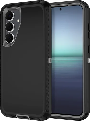 Miniatura 18 de I-HONVA para Samsung Galaxy S21 FE 5G, Funda Resistente a Golpes, Polvo y Caídas de 3 Capas, Protección Completa del Cuerpo