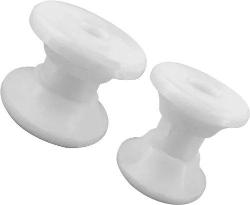 Miniatura 6 de ISURE MARINE White Water White Delrin - Rodillo de anclaje de arco de repuesto para marines, barcos, yates, kayaks (paquete de 2)