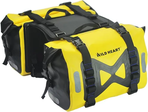 Miniatura 9 de WILD HEART Bolsa impermeable alforja de motocicleta 50L Bolsa de tanque Bolsa lateral de motor