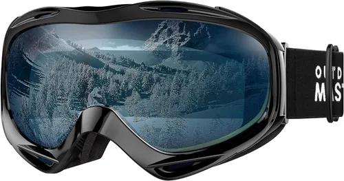 Miniatura 22 de OutdoorMaster OTG Gafas de esquí – Gafas sobre lentes para esquí y snowboard para hombres, mujeres y jóvenes – 100% de protección UV