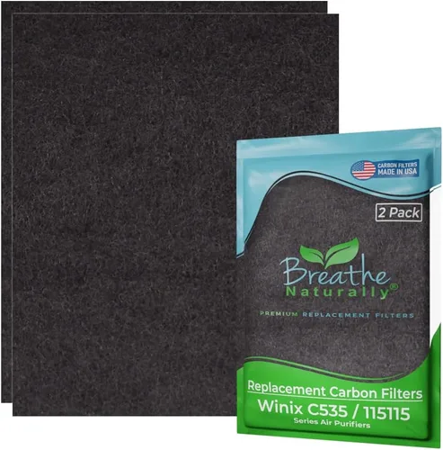 Miniatura 11 de Breathe Naturally Filtros de repuesto compatibles con purificadores de aire Winix C535, Plasmawave 5300, 6300 y Aeramax 300/290, filtros HEPA